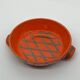 Enamelled ceramic dish, terfer, vallauris, vintage