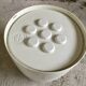 Cattaneo moulded plastic umbrella stand - space age design - Italy