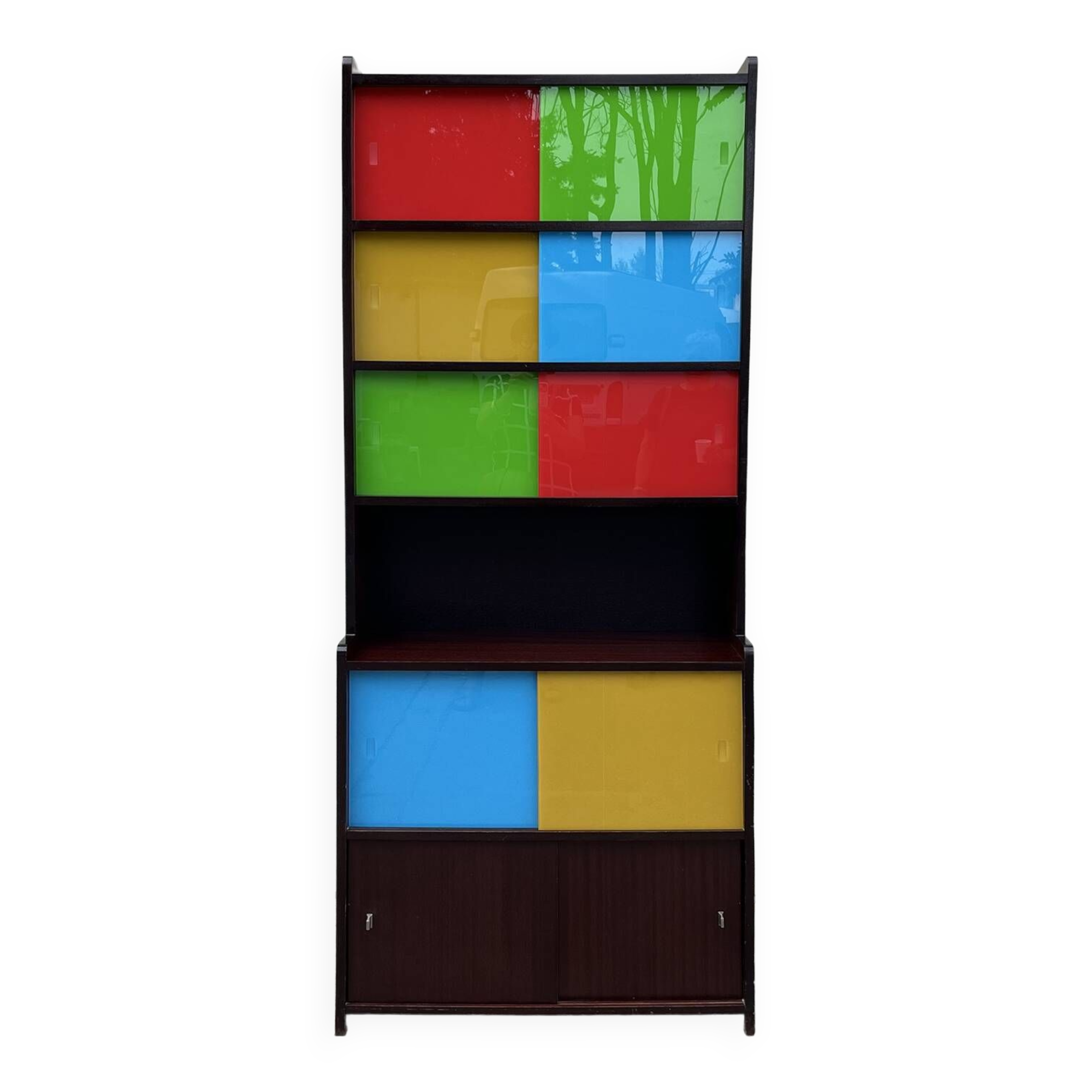 Vintage library from the 60s