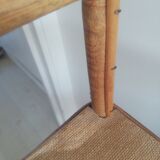 Vintage rattan shelf