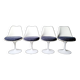 4 Knoll International tulip chairs by Eero saarinen