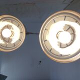 Vintage opaline suspension duo