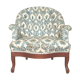 Chair padded toad floral patterns