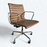 Brown Herman Miller Original Eames EA335 Desk Aluminium Chair