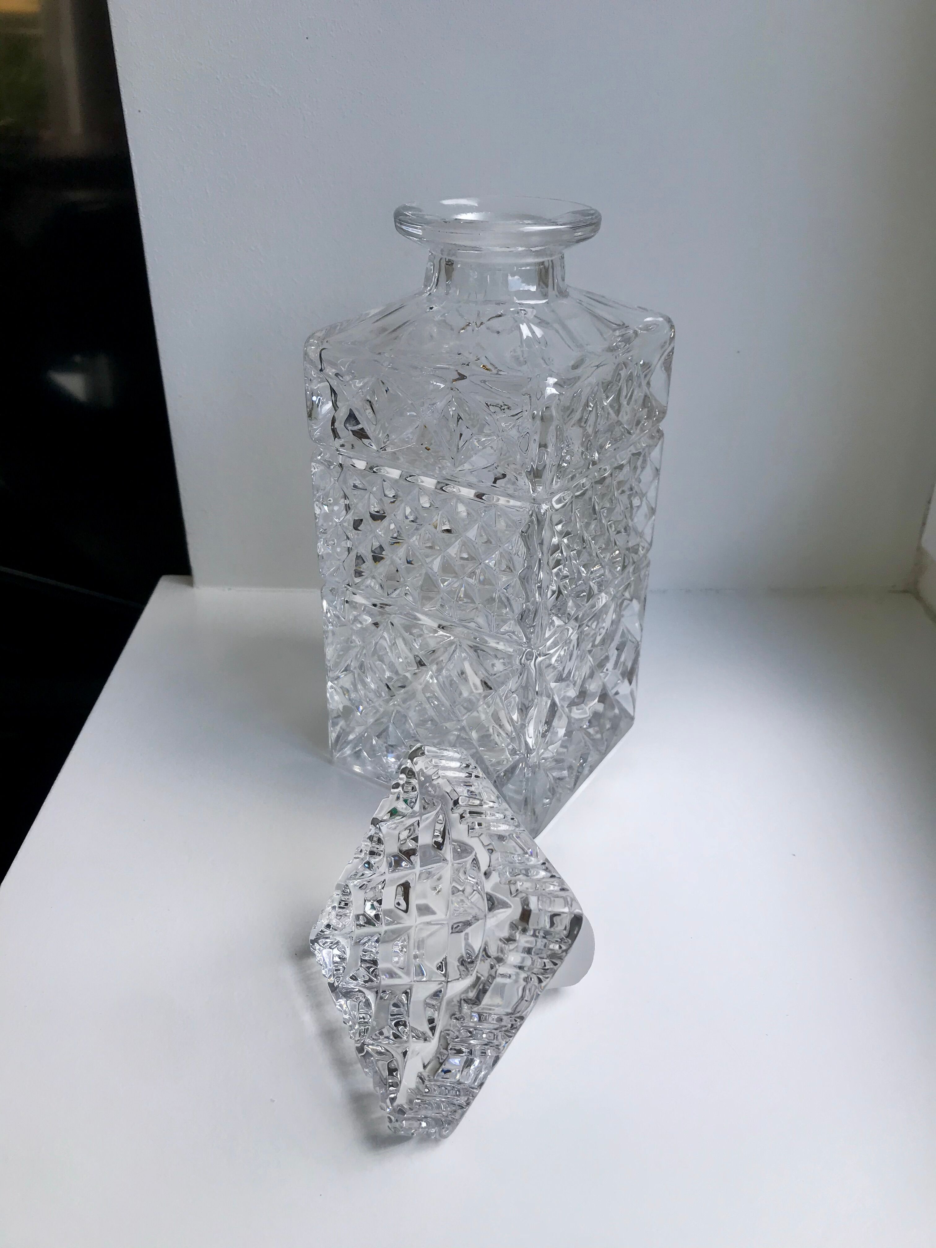Crystal whisky decanter 60s-70s