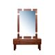 Miroir suédois du milieu du siècle avec console de coiffeuse – Ateljé Glas & Trä