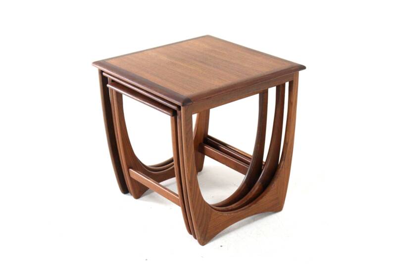 G-Plan Fresco nesting tables 'Dogmersfield' - teak mid century modern