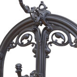 Pair of victorian cast iron hall stands