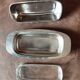 Original vintage metal butter dish