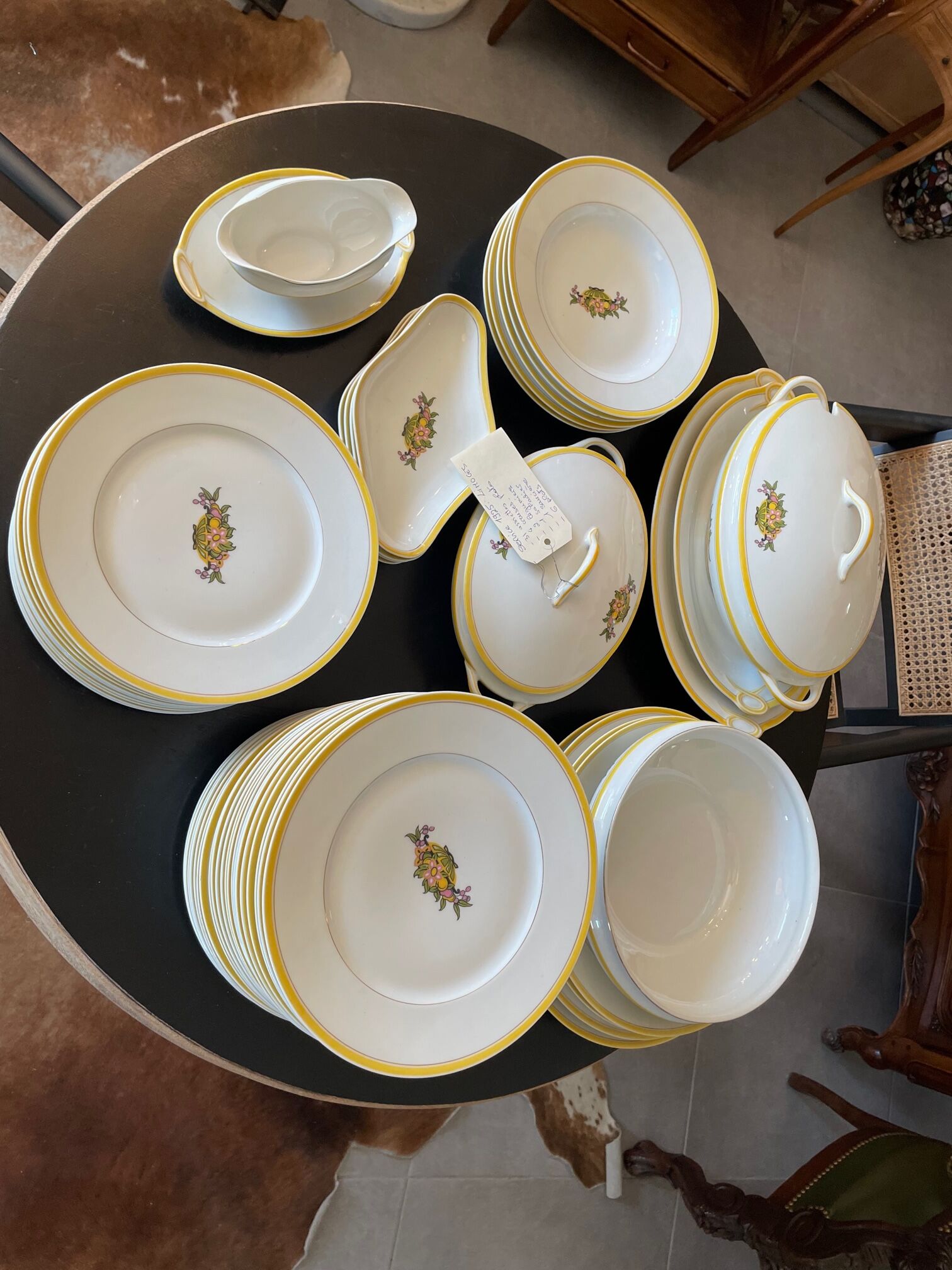 Limoges porcelain service
