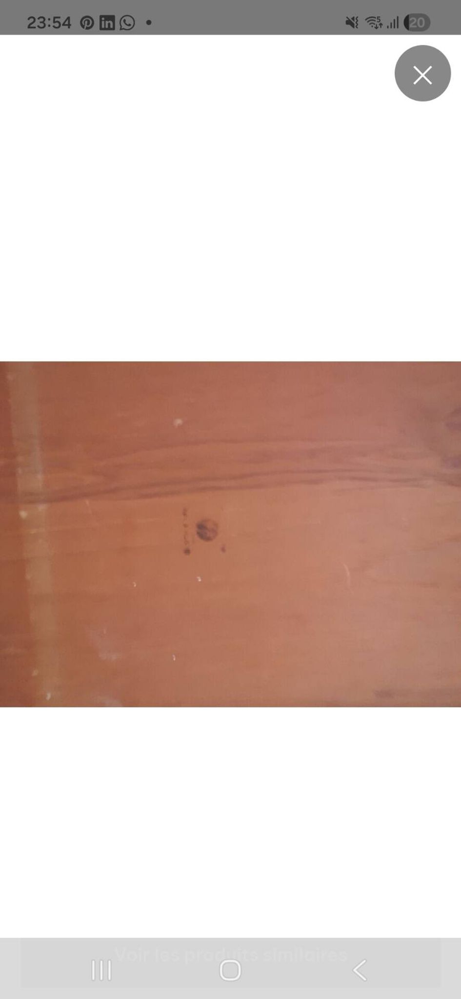 Table vintage en teck Willy Sigh