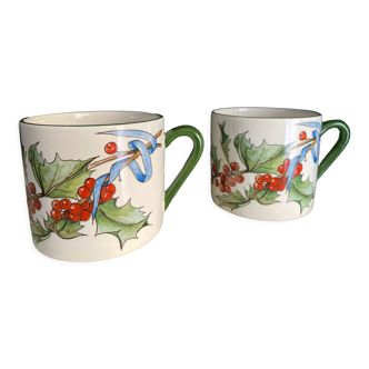 Duo de grandes tasses Gien