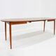 Vintage oval extendable dining table 1960s Asko