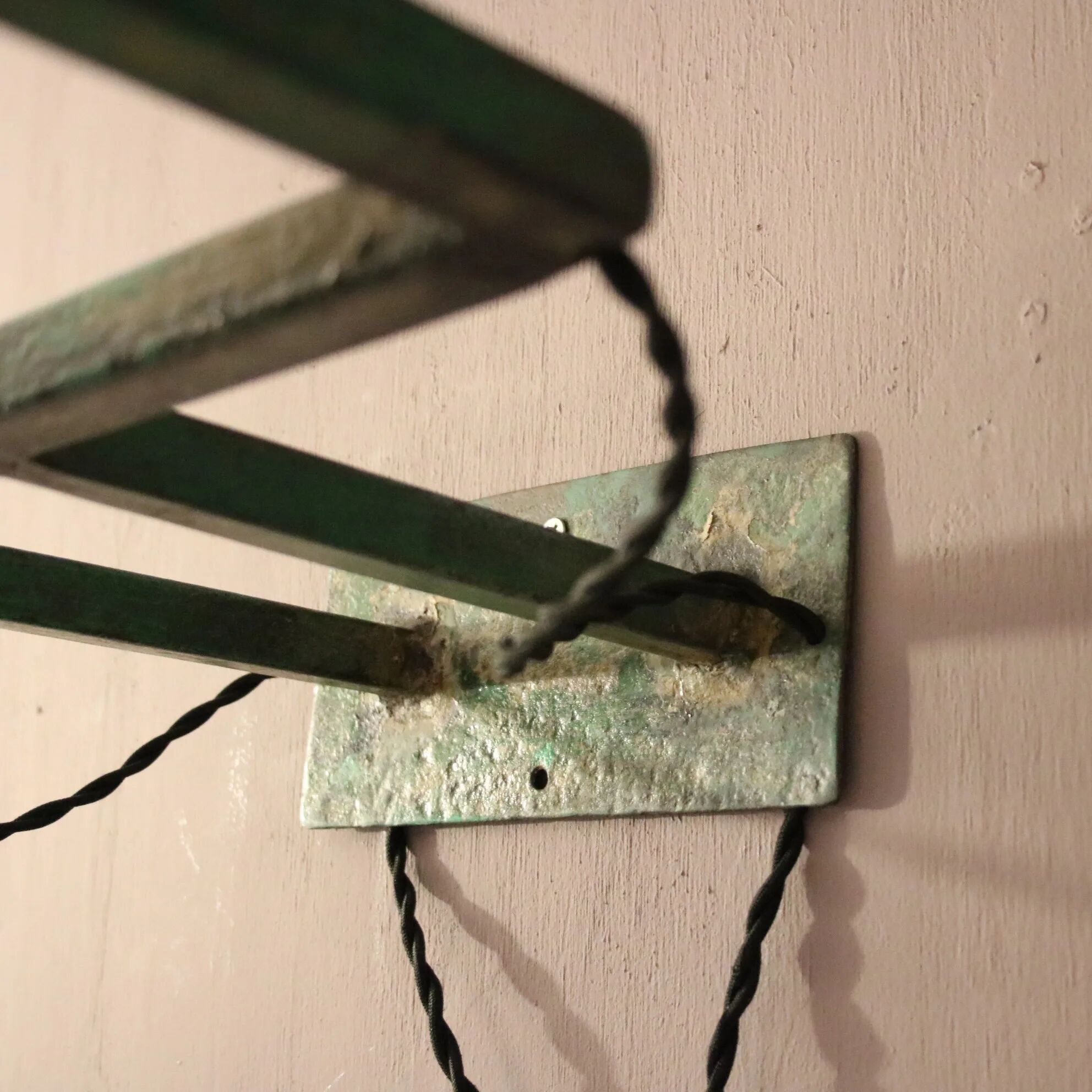 Very rare LCII wall lamp by Le Corbusier, France 1954