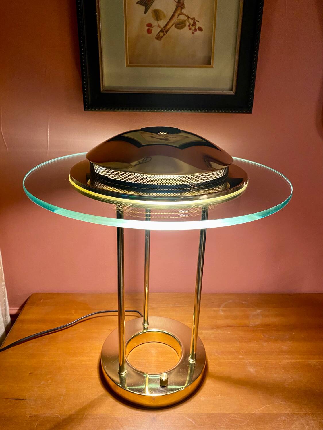 Saturn led lamp by Robert Sonneman 1980