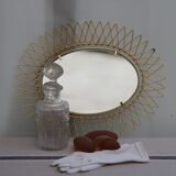 Gilded metal mirror