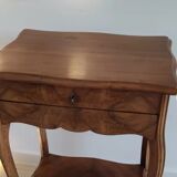 Vintage wooden dressing table with key