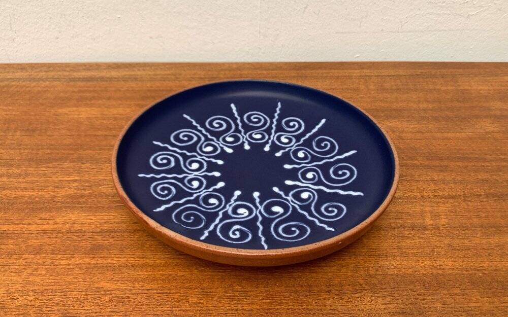 Mid-century ceramic wall plaque, 1960s