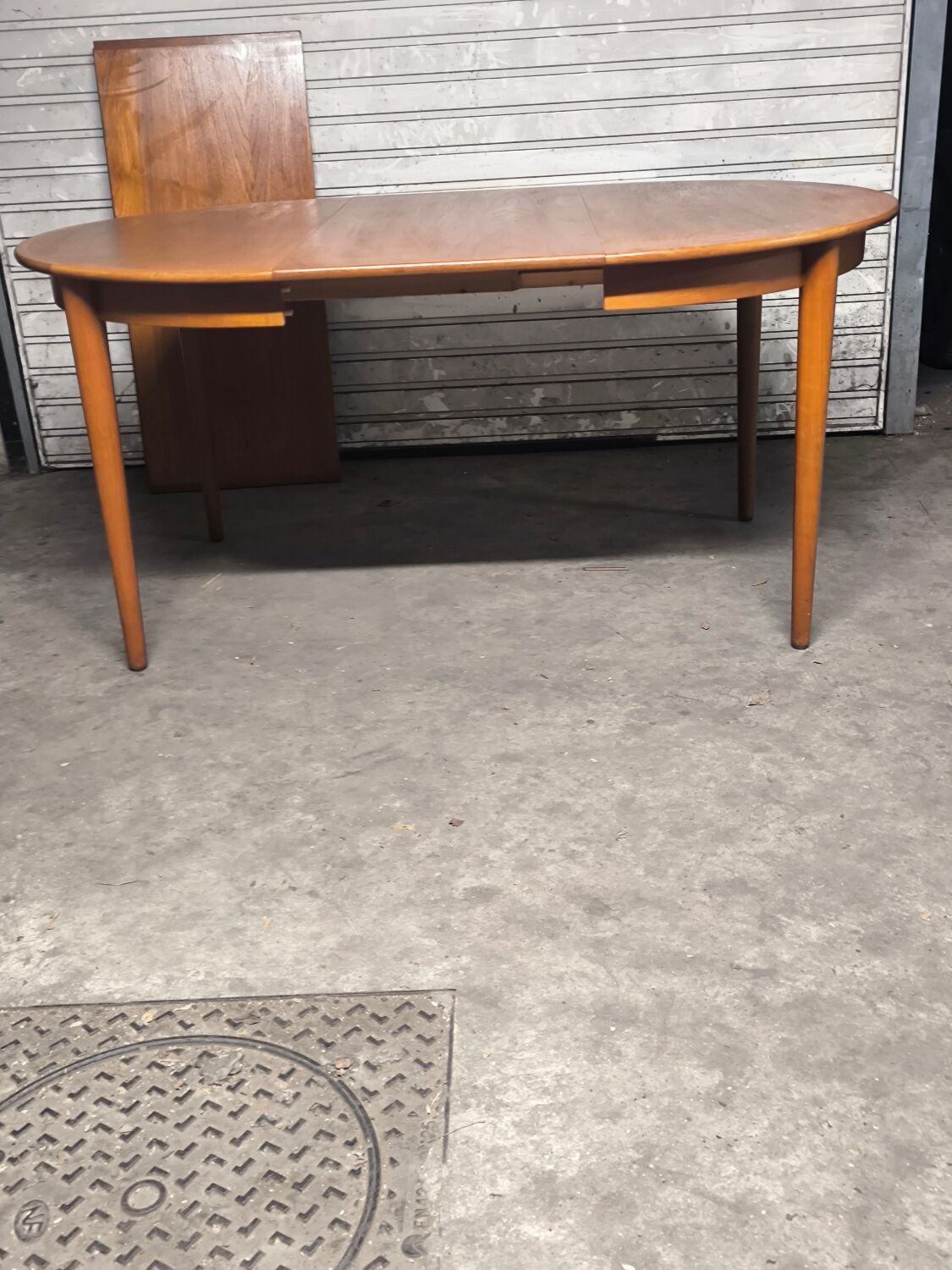 Vintage teak Scandinavian table from the 1960s by Johannes Andersen.