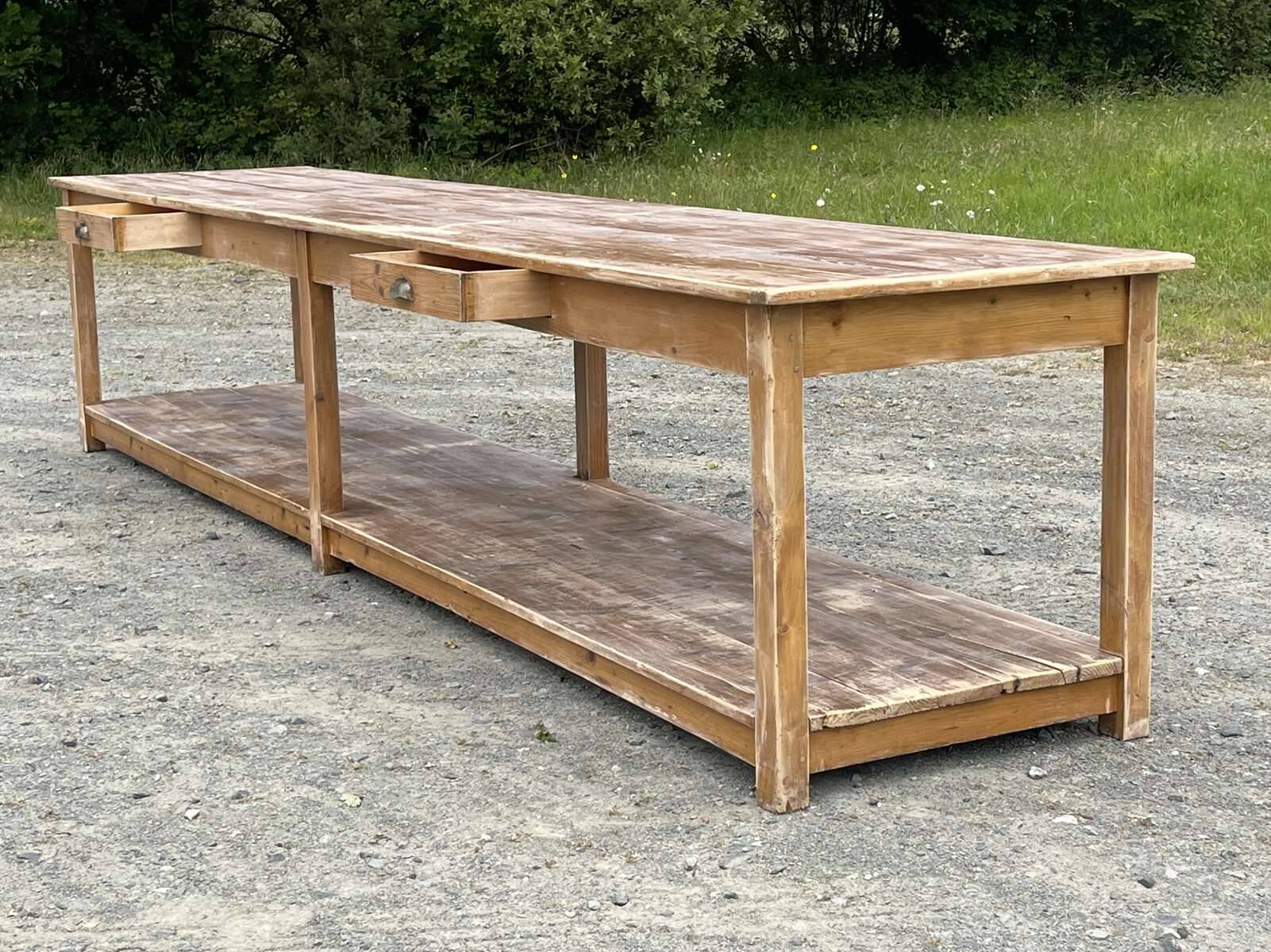 1930s fir draper table