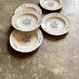 5 hollow plates Villeroy & Boch in porcelain