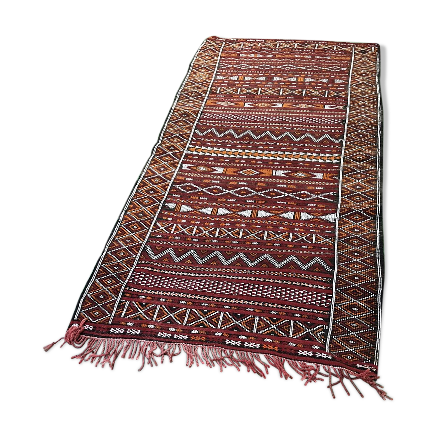 Wool berber carpet 190x95cm
