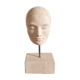 Tête de femme art-déco en plâtre