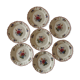 Lot 7 assiettes à dessert Sarreguemines Agreste