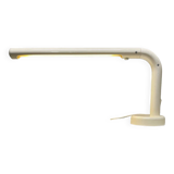 Swedish Off-White Tubular Table Lamp by Anders Pehrson for Ateljé Lyktan, 1970s