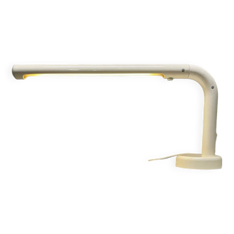 Lampe de Bureau Tubulaire Blanc Cassé par Anders Pehrson pour Ateljé Lyktan, Suède, 1970s