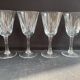 4 Cut Crystal Wine Glasses