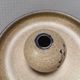 Beautiful bowl with a small knob ‘vase’ for a flower, Ulla ceramic Denmark