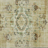 Anatolian handmade vintage rug 250 cm x 163 cm