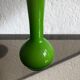 Vase opaline vintage vert