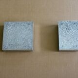 Pair of Brutalist wall lamps 60s