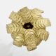 Christian Techoueyres brass palm lamp for Maison Jansen 1970s