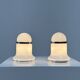 2 lampes de table en verre de Murano éditées par Reggiani
