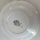 Set of 9 earthenware soup plates – Saint-Amand, decor no. 207 (1941)