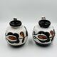 Paire de vases Scheurich 484 27 décor floral West Germany