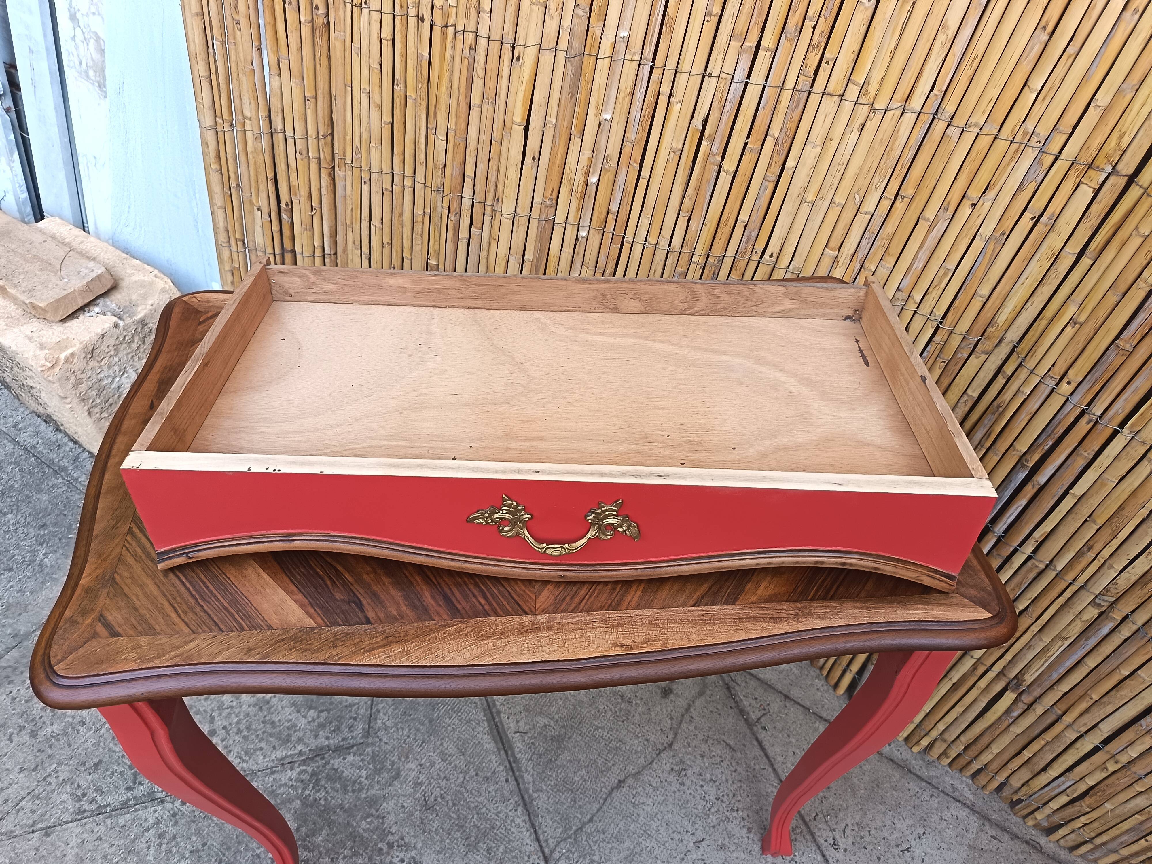 Bureau polychrome style Louis XV