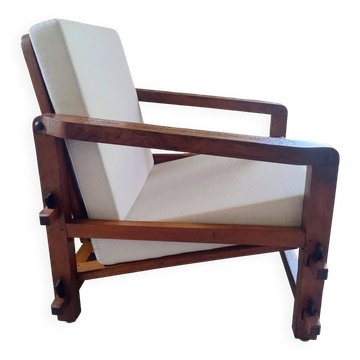 Large fauteuil années 30