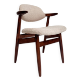 Padded cowhorn chair, 1970s