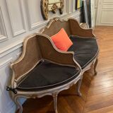 Bergere cane L2.60xP0.80xH1 M sold with seat and cushions