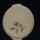 Pie dish in Salins earthenware model Rose Eric diam 30 cm