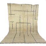 Handmade wool Berber rug 280 X 190 CM