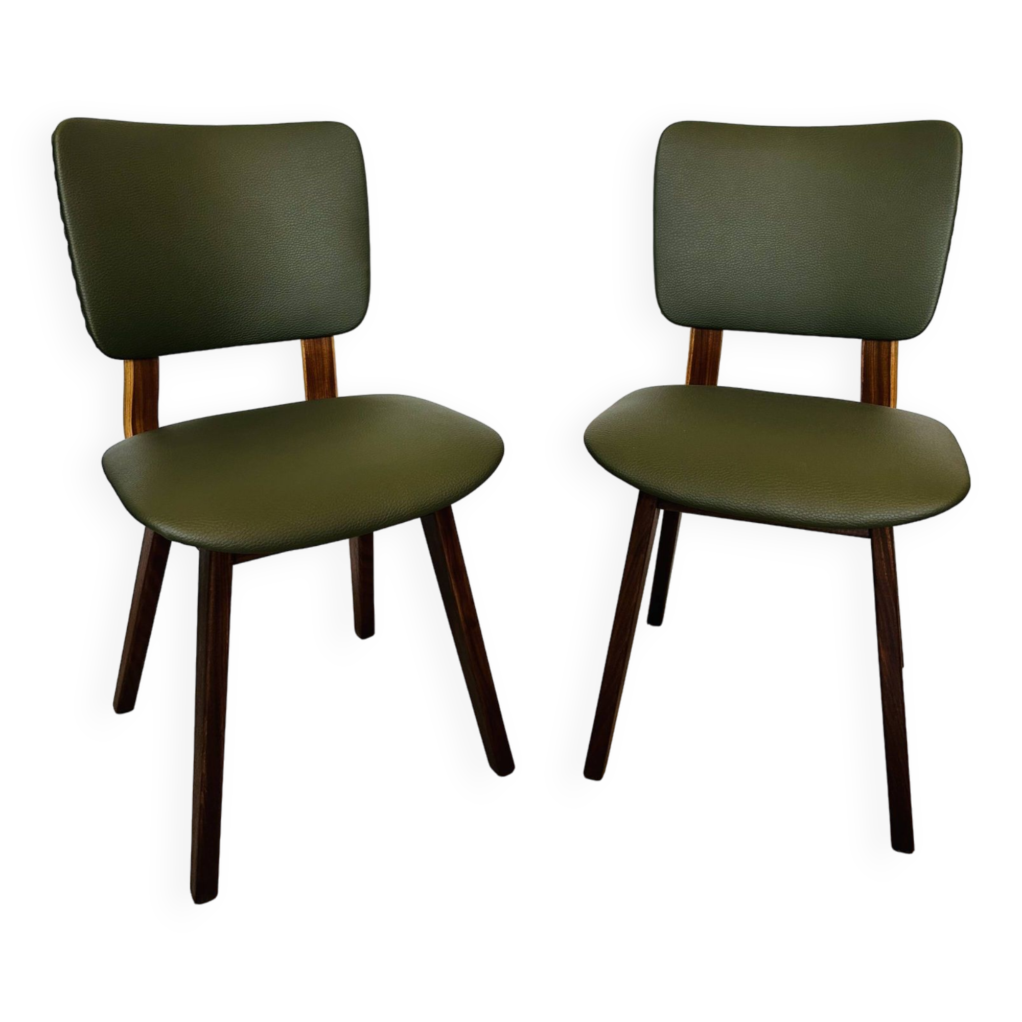 Holland Teak Dining Chairs, 1960’s,  Set of 2
