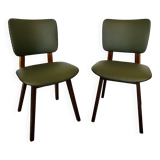 Holland Teak Dining Chairs, 1960’s,  Set of 2