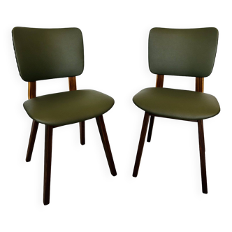 Chaises de Salle à Manger Holland en Teck, 1960's, Set de 2