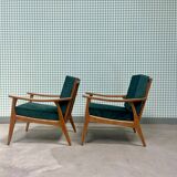 Pair of Scandinavian armchairs (renovated)