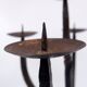 Vintage 5-arm wrought iron candle holder - 1970s